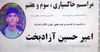 Continuation of suicides in the kohdasht